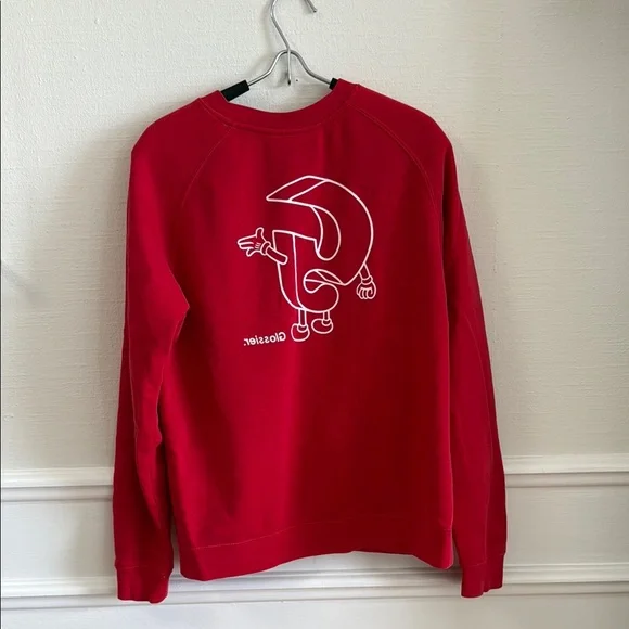 Glossier logo sweater size M - Picture 2 of 3